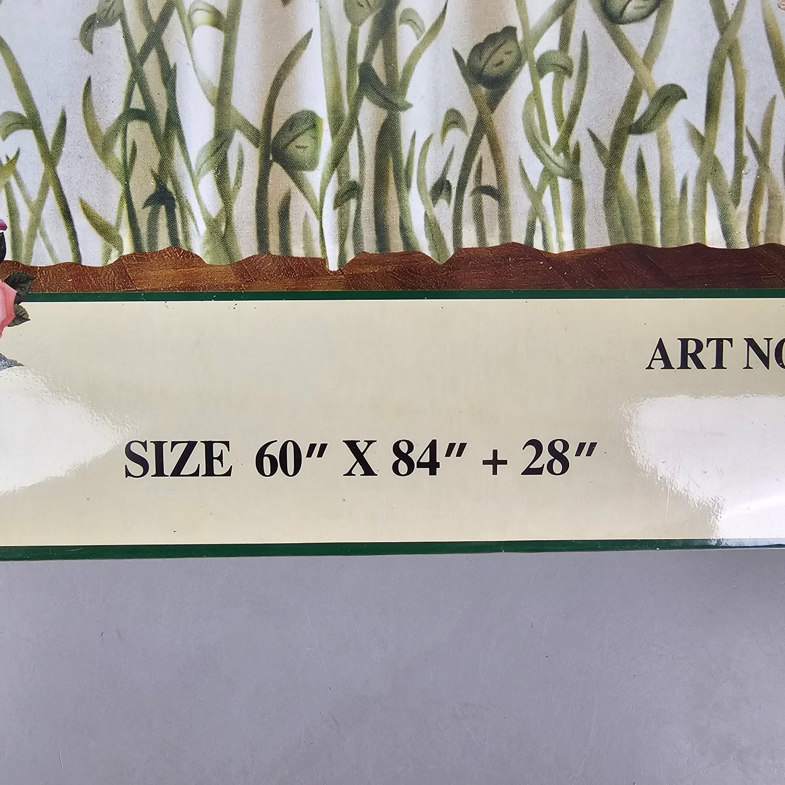 Sunflower Curtain 100% Polyester Yellow Floral 60″×84″ + 28″