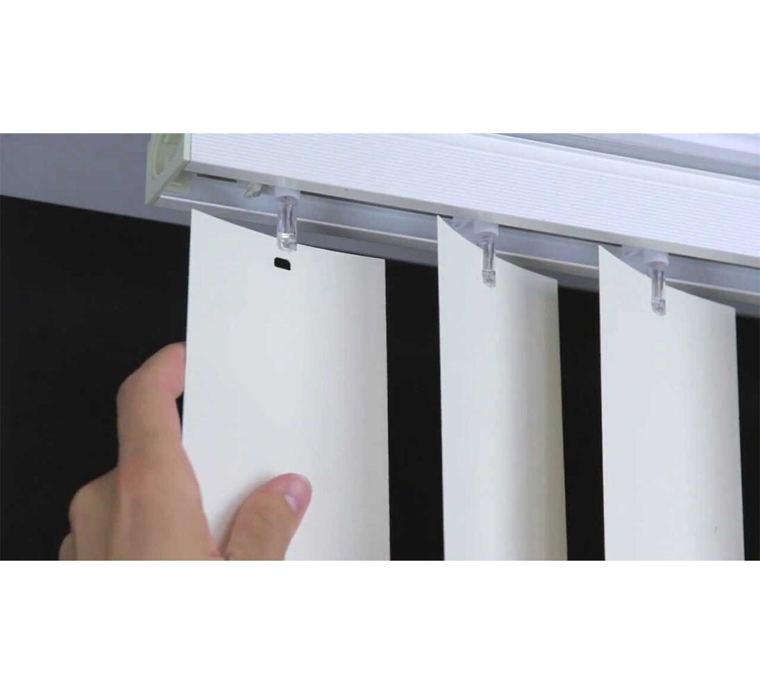 Vertical Blind Slats Vanes Replacement Smooth Curved White You Pick Size and Qty