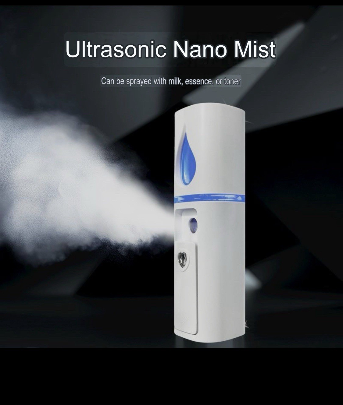 Portable Nano Facial Mister Mini Facial Steamer Atomization Eyelash Extension
