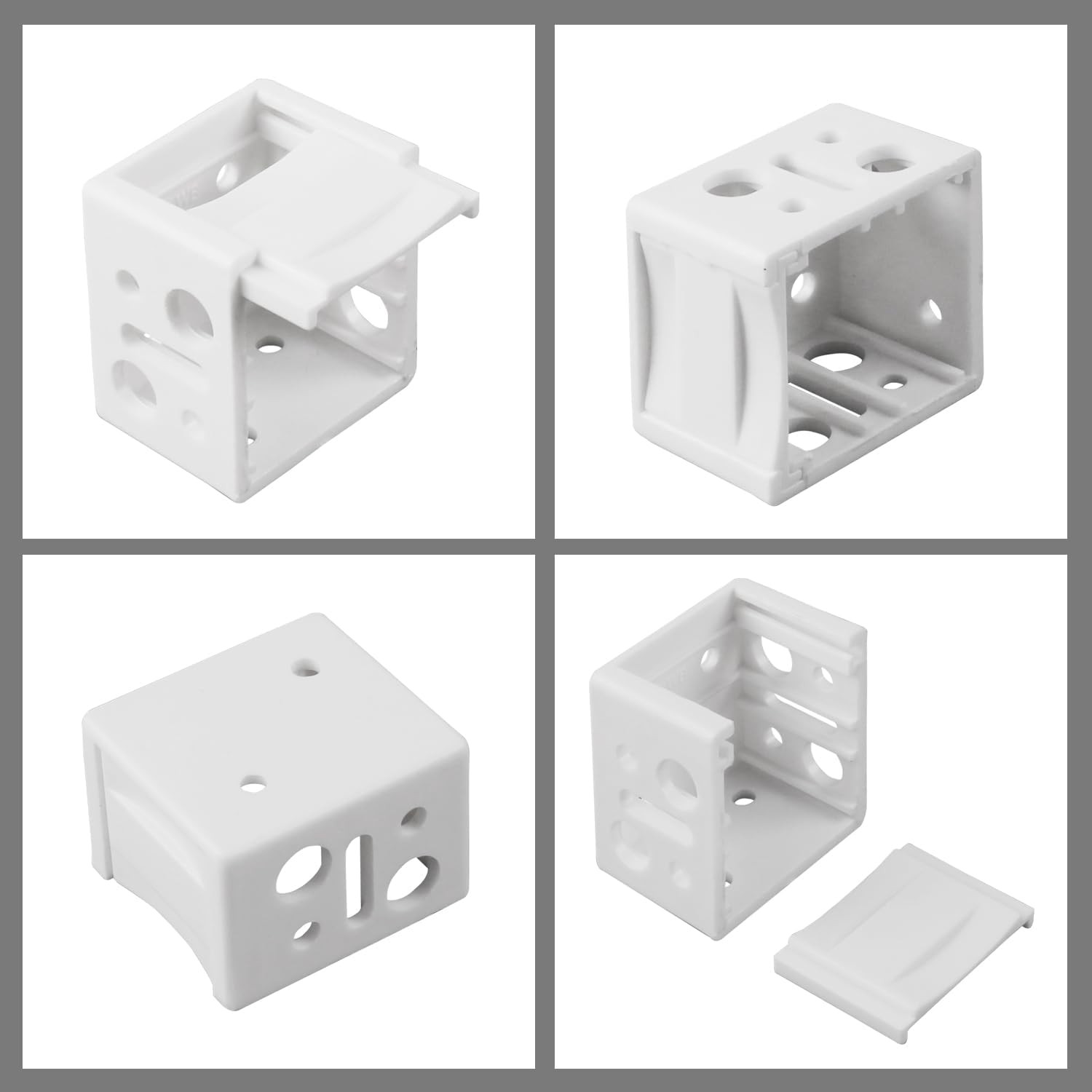 12 Pcs 1 Inch Blind Brackets Mini Blind Brackets Blinds Box Mounting Bracket Win