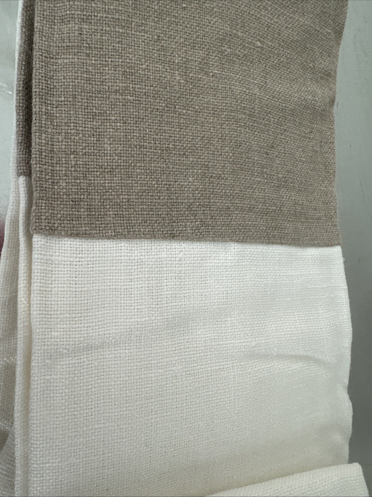 RH Restoration Hardware Heavy Weight Belgian Linen Bordered Panel 50×120