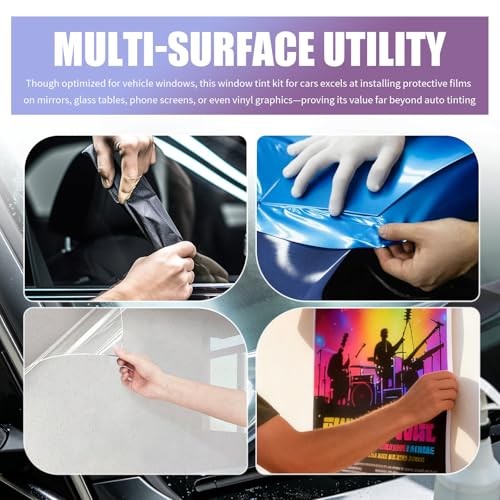 18PCS Car Window Tint Kit,Multi-Purpose Window Tint Car Kit with Felt