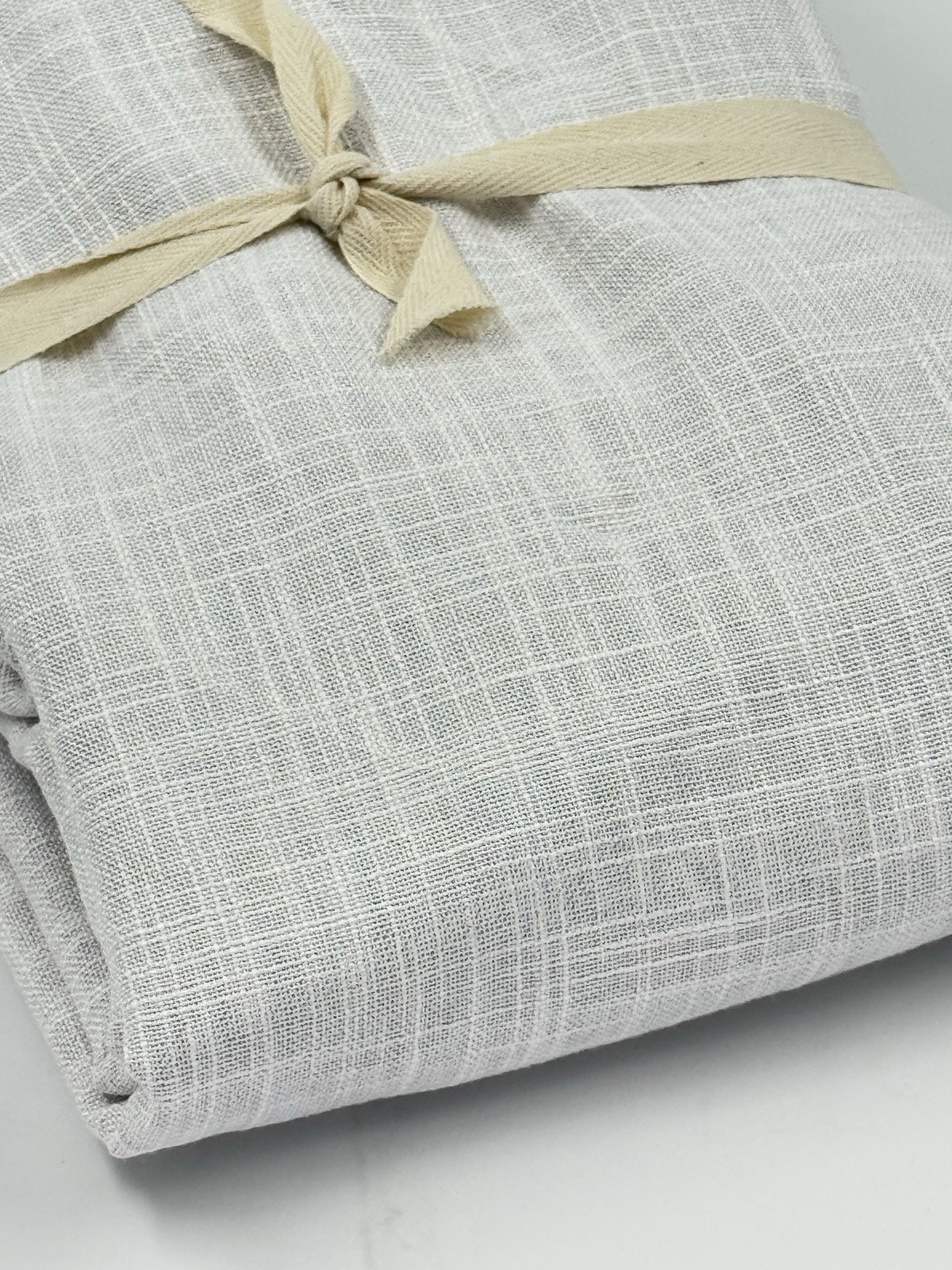 New West Elm Kids Crossweave Blackout Drape Curtains 48”x96” Stone White