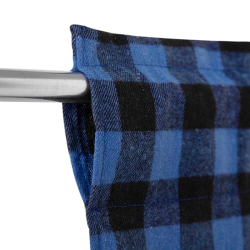 Buffalo Window Valences (and Black) Blue