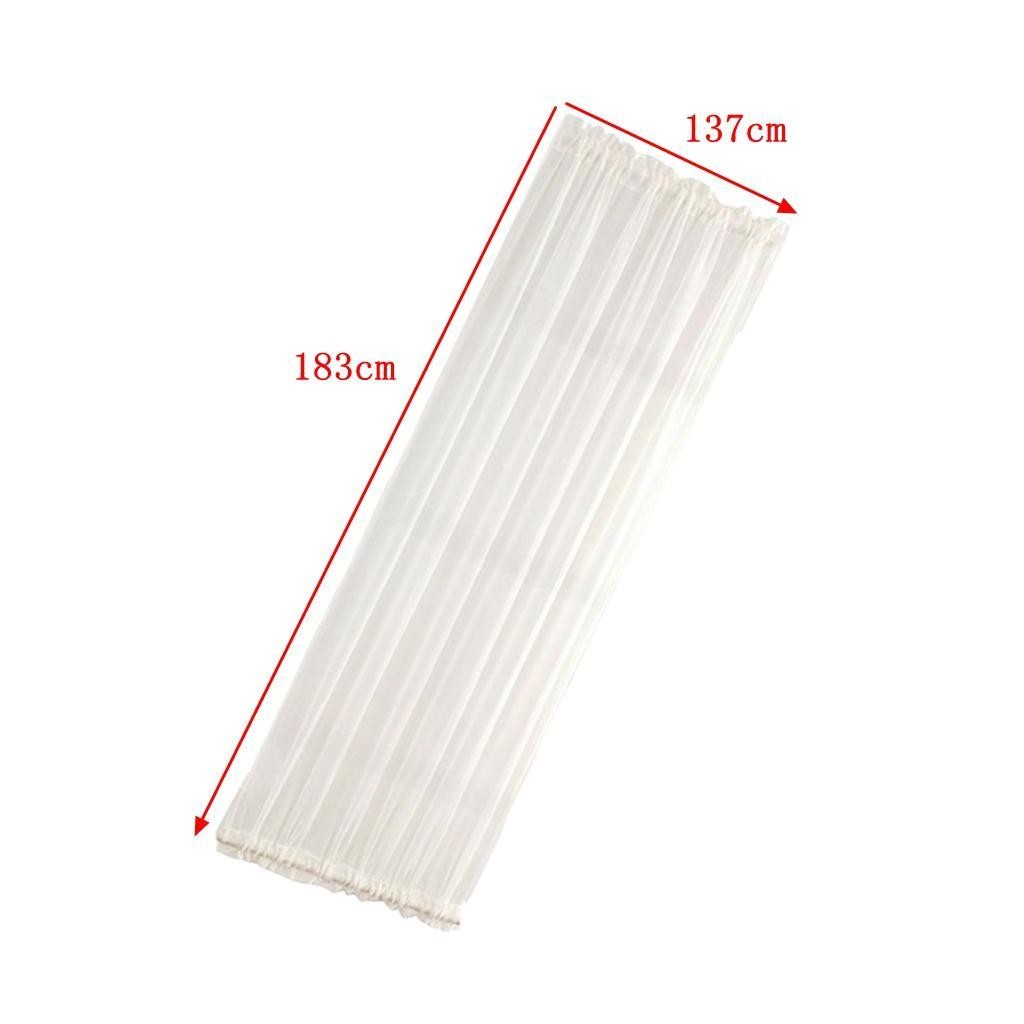 Patio French Door Curtains Light Reducing W137xL183cm