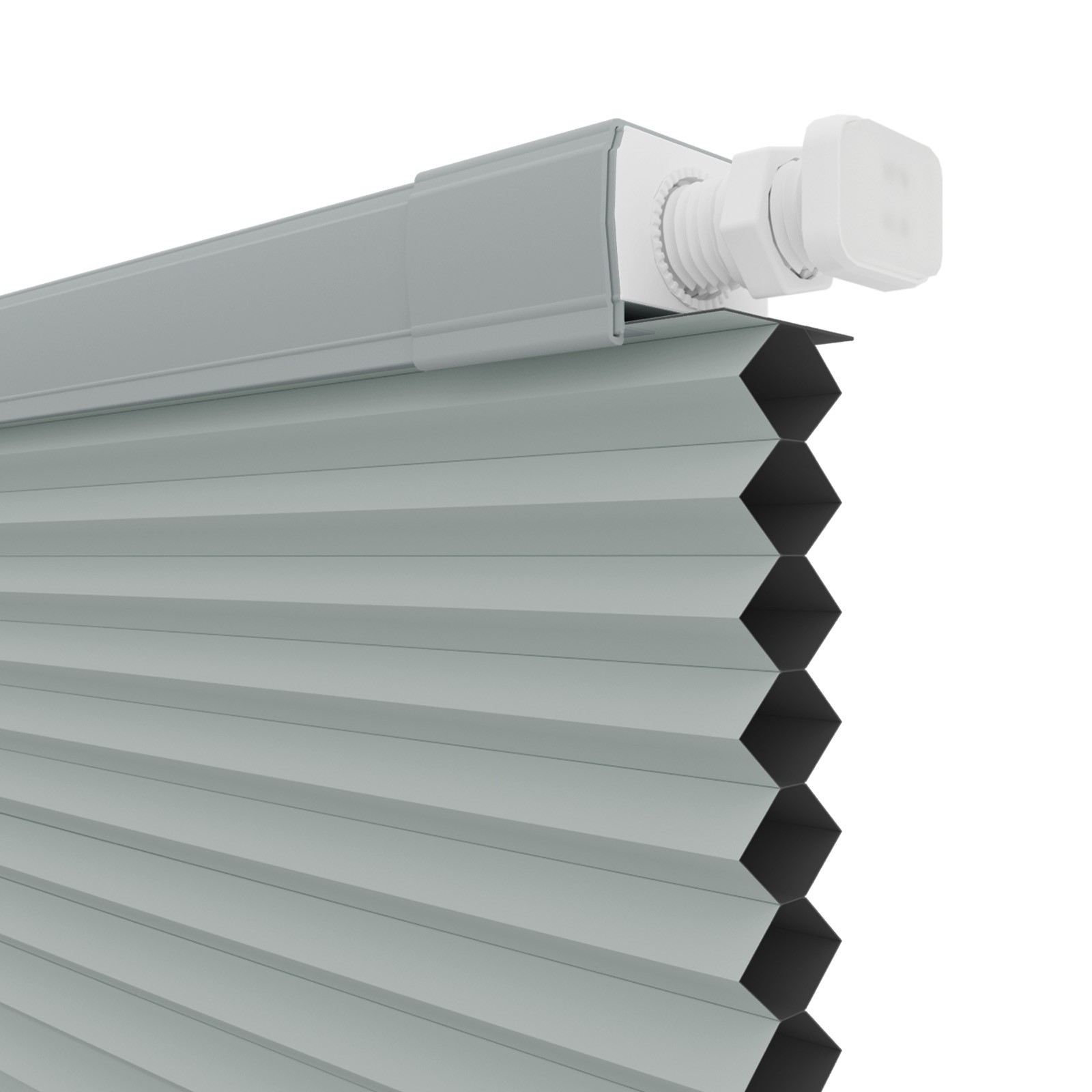 Blackout No Drill No Tools Cordless 1.5” Honeycombs for Window Cellular Shades