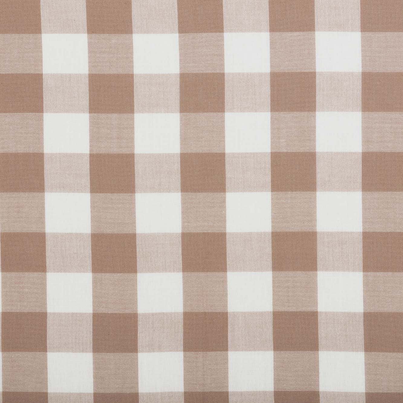Farmhouse 24″x36″ Tier Pair Brown Rod Pocket Kitchen Window Curtains VHC Brands