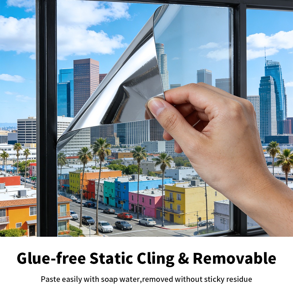 60′′× 98FT 20%VLT Window Tint Glass Film UV Heat Reflective Home Office