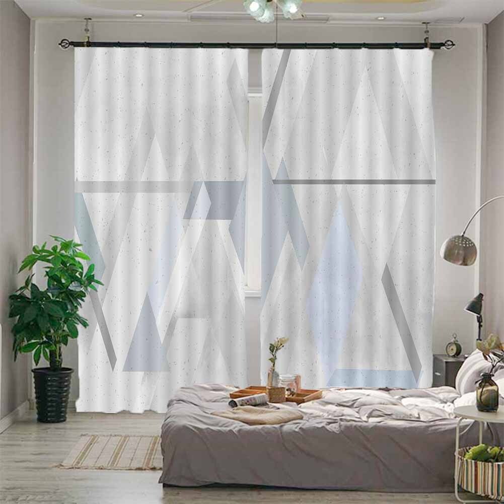 Many Diagonal Stripes 3D Blockout Photo Print Curtain Fabric Curtains Window