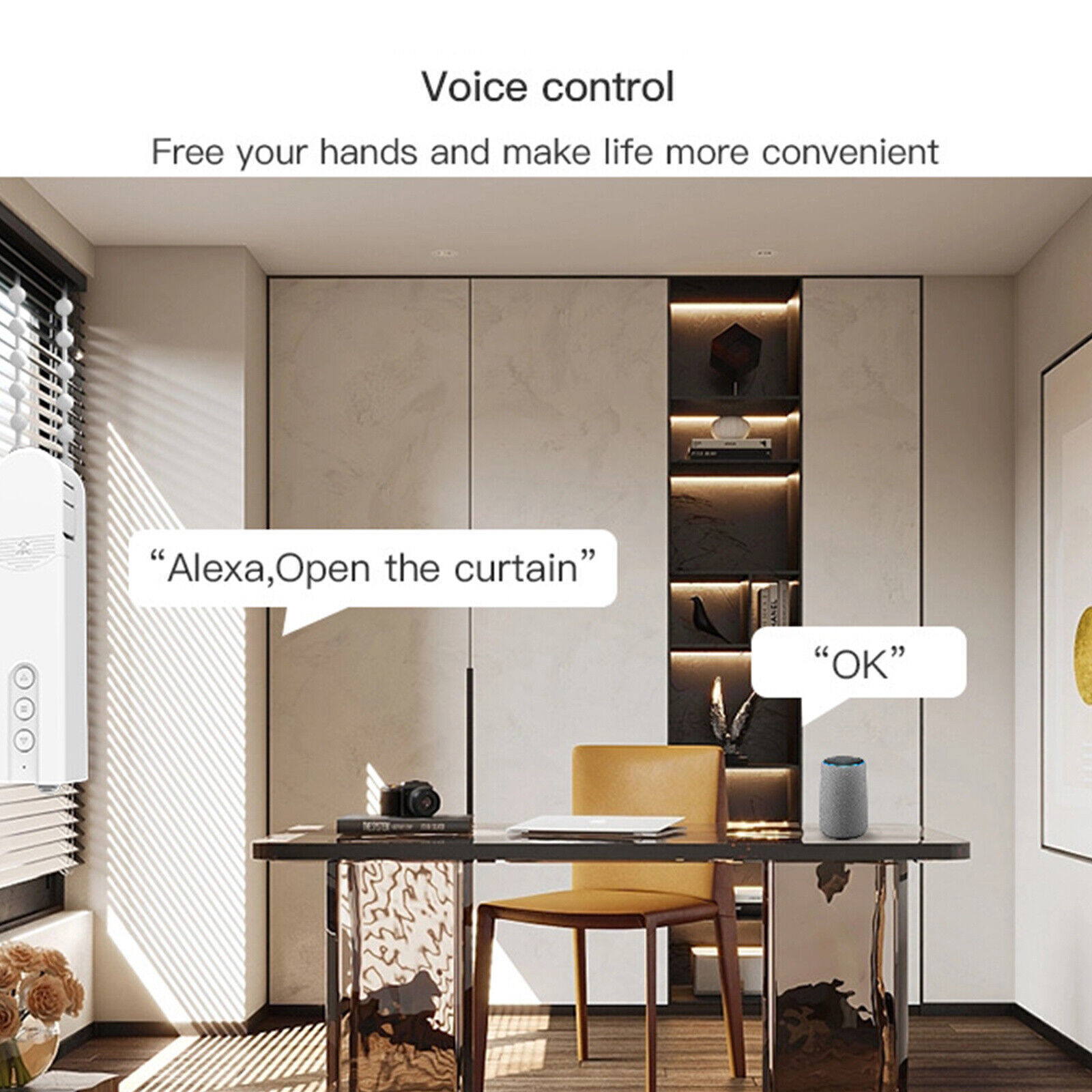 WIFI Smart Curtain Chain Roller Blind Shade Shutter Drive Motor Tuya APP Control
