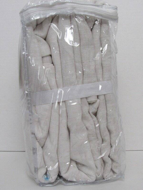 Pottery Barn Brixton Unlined Textured Curtains, 50″ x 96″ Heathered Oatmeal NWT