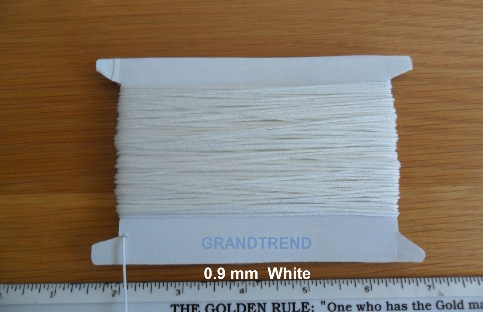 0.9mm White Blinds Shade Lift Pull Cord String 18 ft, 20 ft and 28ft.
