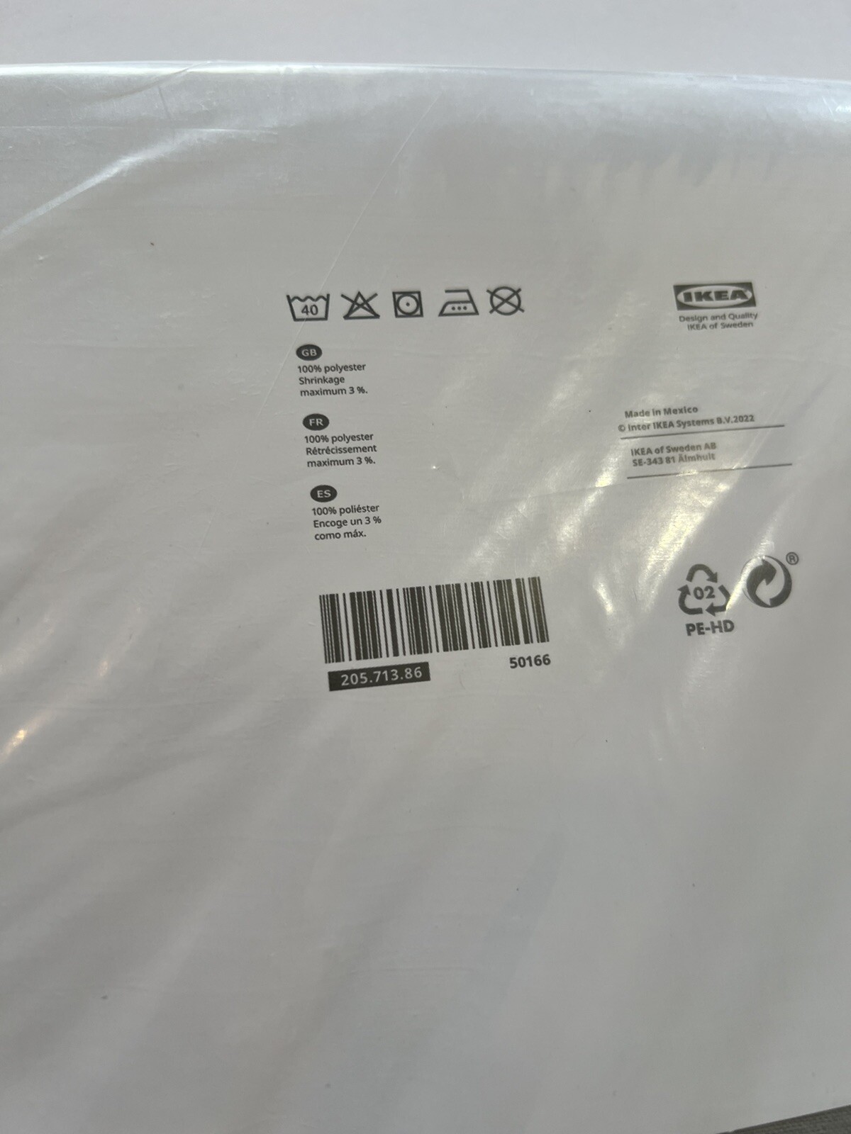 IKEA Revlummer Curtains 1 Pair (2 Panels) 55 x 84″ Gray/Light Gray 205.713.86