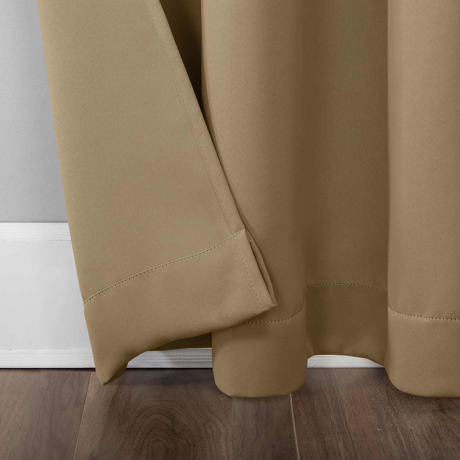 Energy Saving Blackout Grommet Curtain Panel 40″ x 54″ in Taupe