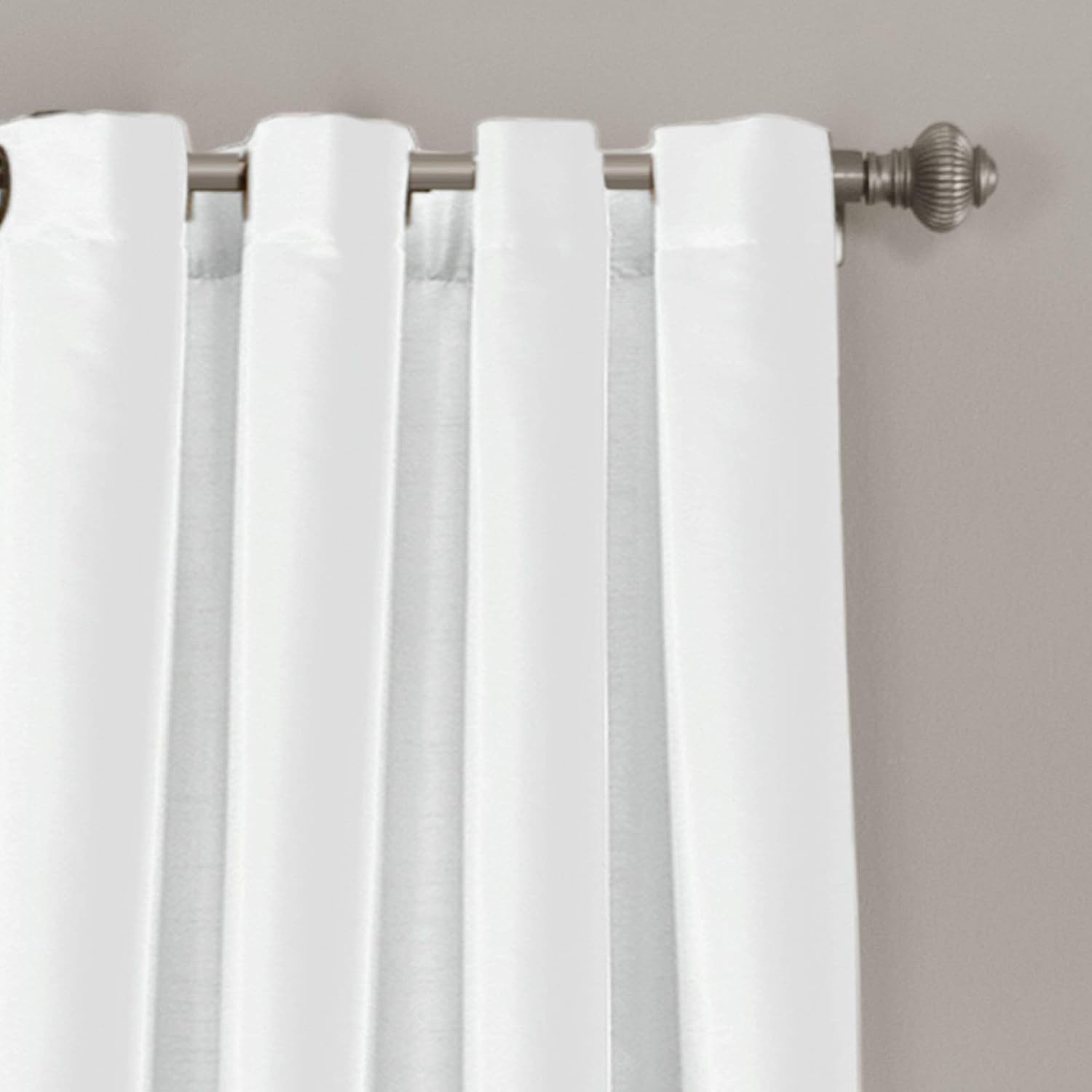 Elegant Black & White Light Filtering Curtains 54″ W X 108″ L – Bedroom & Living