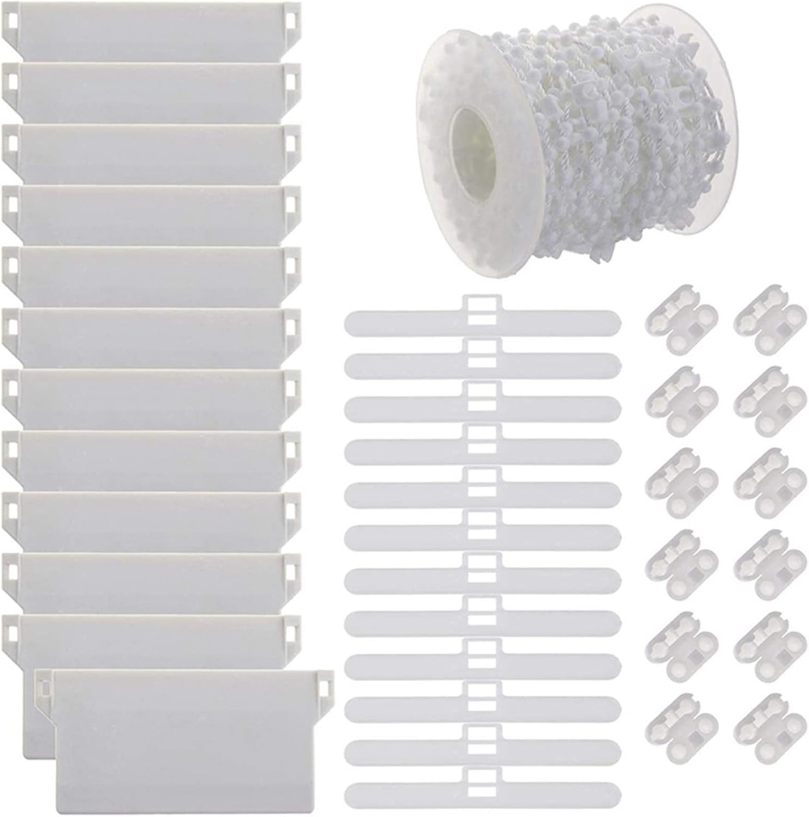 Vertical Blind Accessories Repair Kit with 10m Chain and Connectors for 89mm