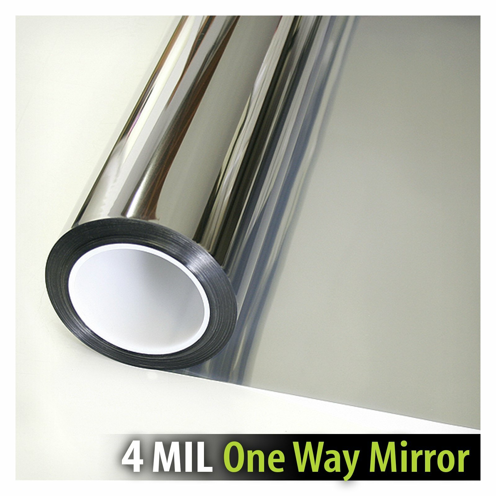 BDF S4MS15 Window Film Security and Daytime Privacy 4 Mil Silver (Dark)