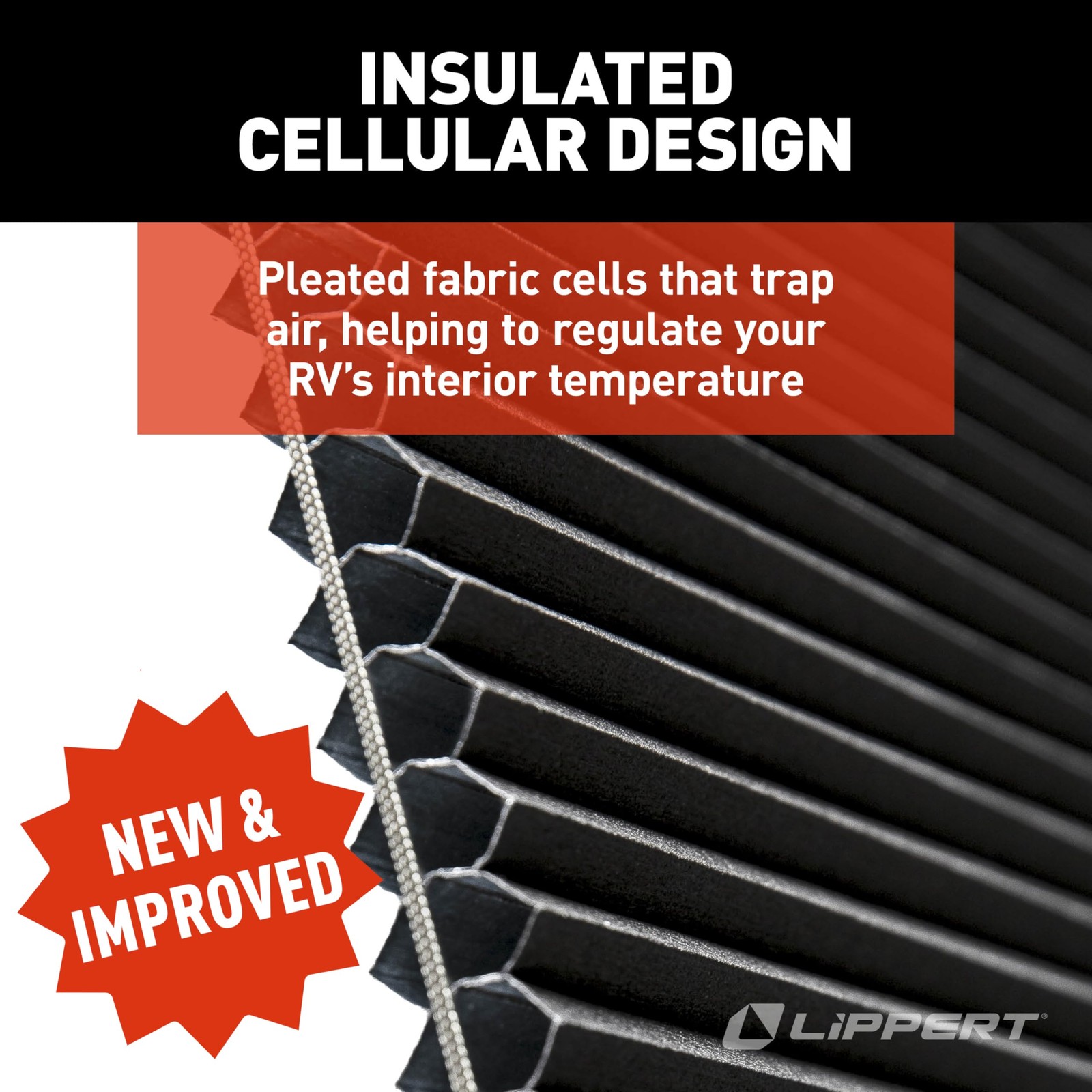 EcoCell RV Window Shade for Entry Doors Sun Protection, Easy Install, Smooth