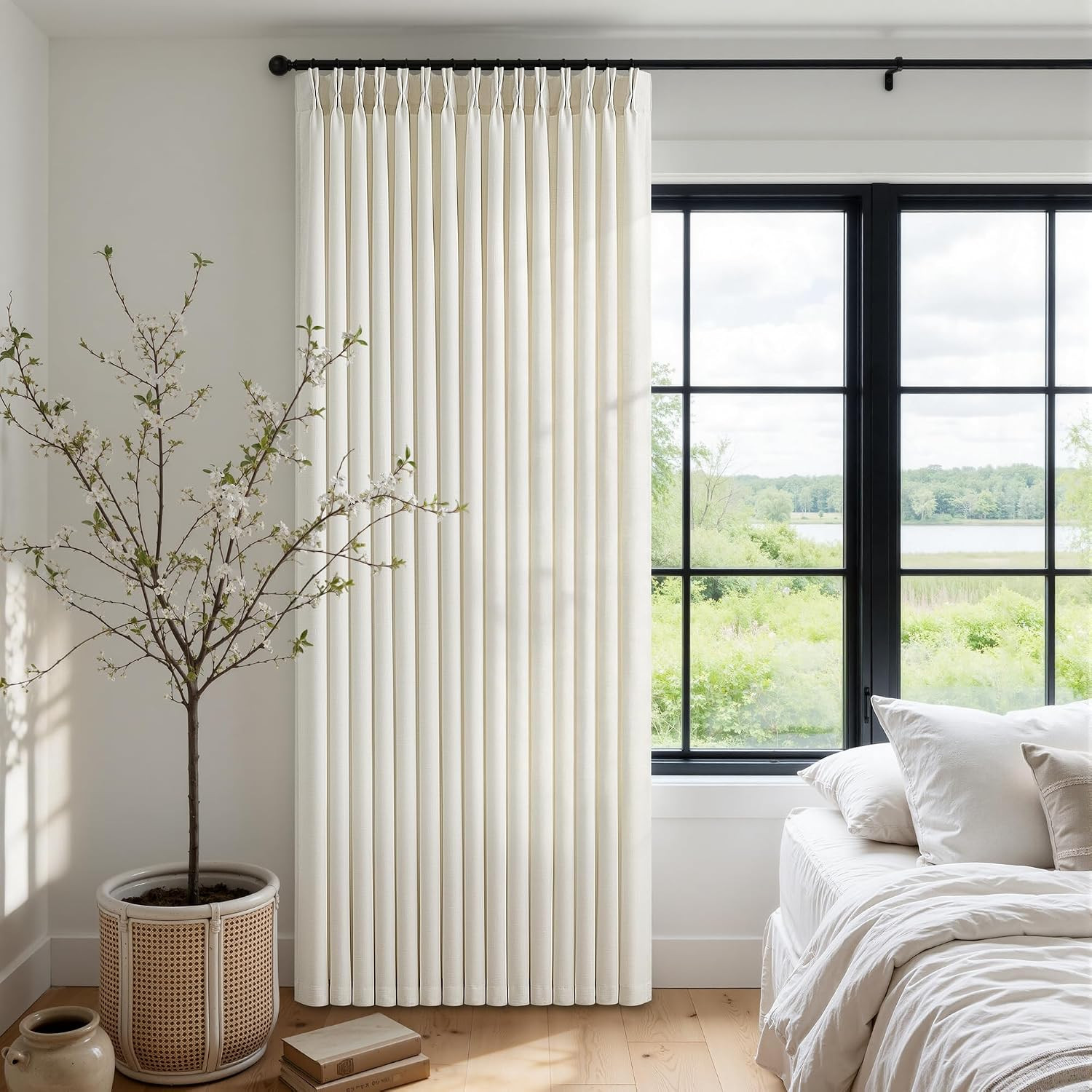 Extra Wide 100 Inch Large Curtains 96 Inches Long for Sliding Glass Door Living