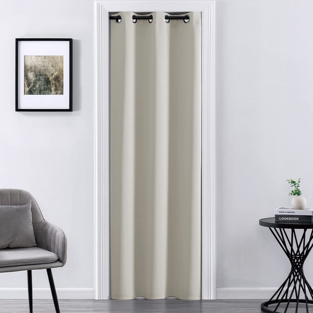 Interior & Closet Door,Curtain for Doorway Without/no Door,Cream White Colore…