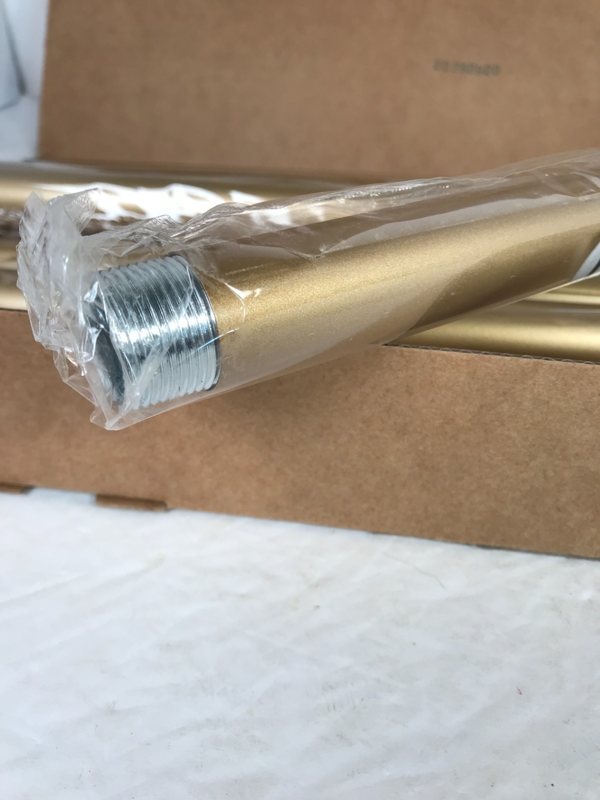Curtain Rod Gold Finish Decorative Window & Door Hanging 30″-120″ New