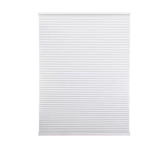 HDC Shadow White Cordless Blackout Cellular Shade – 47.25 in. W x 48 in. L