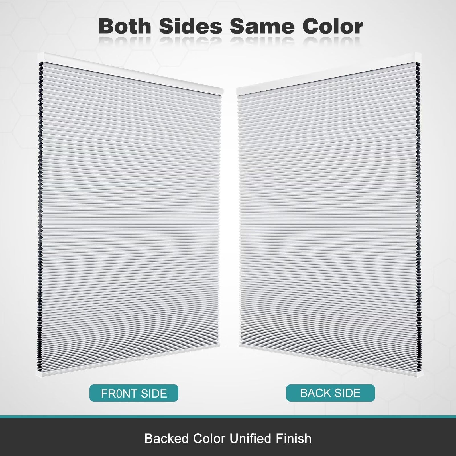 Changshade Blackout Cordless Cellular Shades For Windowshoneycomb Blinds