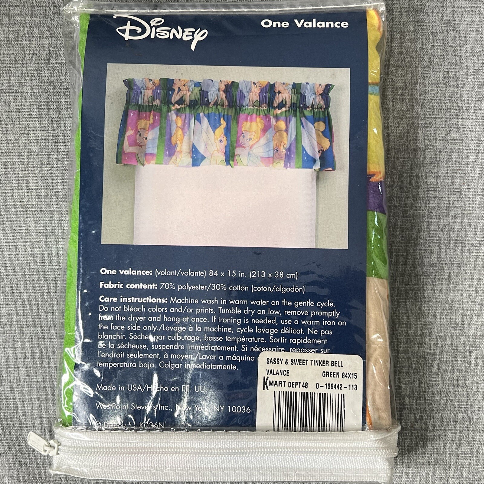 Disney Tinkerbell Window Valance 84 x 15 in Sassy Sweet