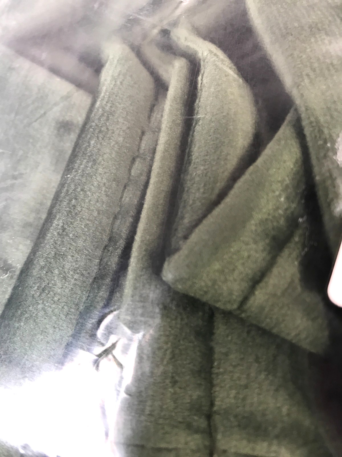 Olive Green Velvet Blackout Curtains 52″ x 84″ Bedroom Window Panel Pair 2 Pack