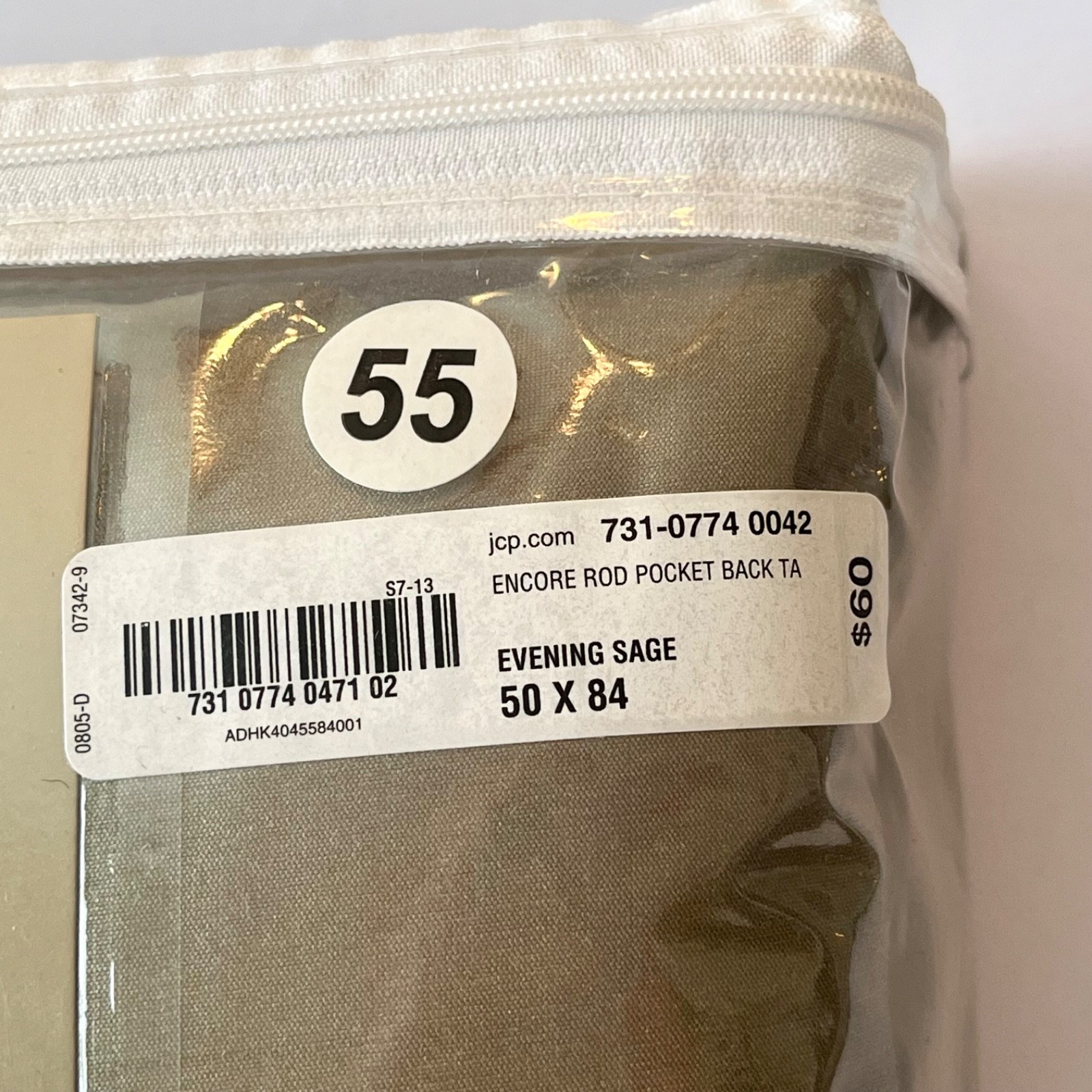 Royal Velvet Encore Rod-Pocket Back-Tab Panel 50″x84″ Energy-Saving Curtain