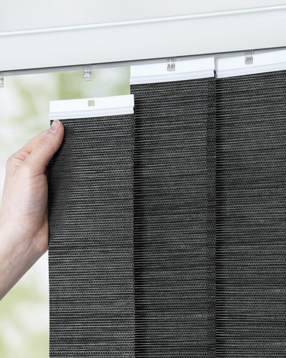 Vertical Blind Replacement Slats – Modern Light Filtering Window Treatment, 20-P