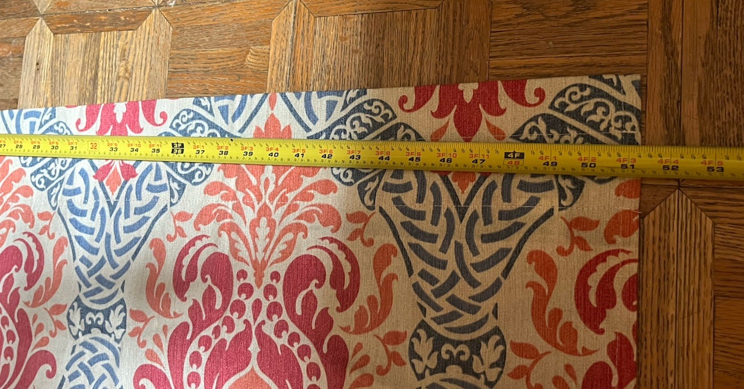 Traditions by Waverly Moira Glory 50″ Pointed Tassel Valance Red Multi Boho Chic