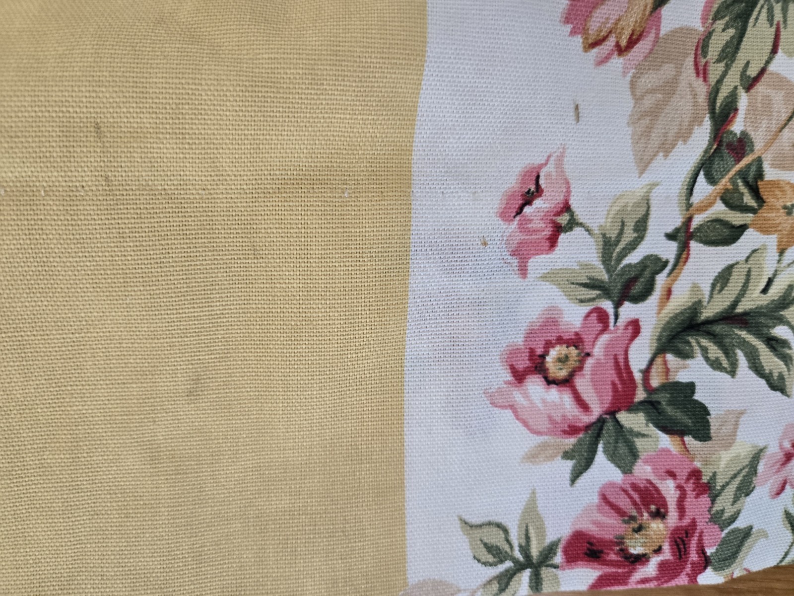 2 Custom Ralph Lauren Water Front Yellow Floral Pinch Pleat Drapes W41xL93