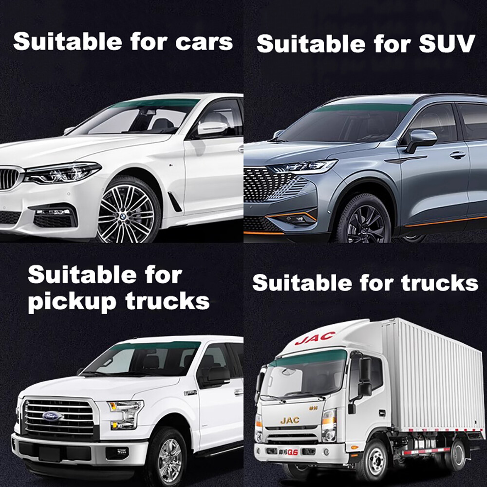 Universal Car Windscreen Sun Visor Film Strip Windshield Shade Banner Stickers