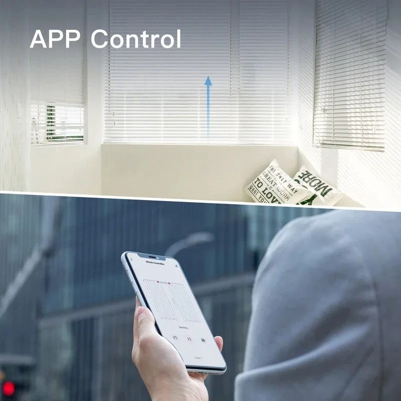 MOES Tuya WiFi、Zigbee Smart Motor Electric Chain Roller App via Alexa/Google