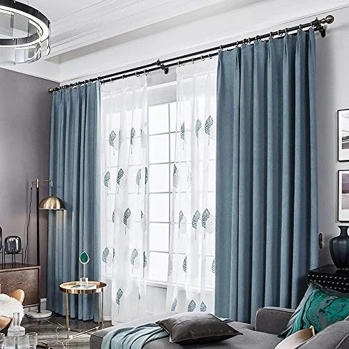 Curtain Rod Bracket, 3 pcs Double Curtain Rod Holder, Double Rod Brackets