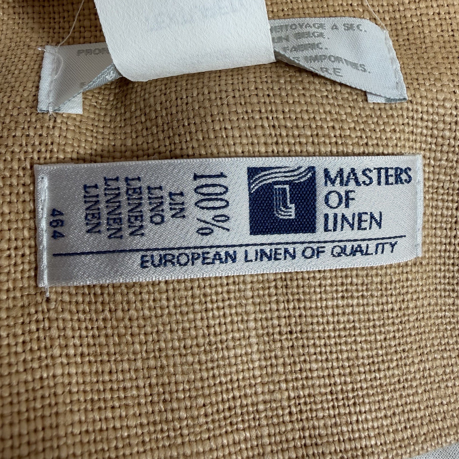 RH Restoration Hardware Belgian 100% Linen Curtain 1 Panel 50×108 Straw Tan 1 PC