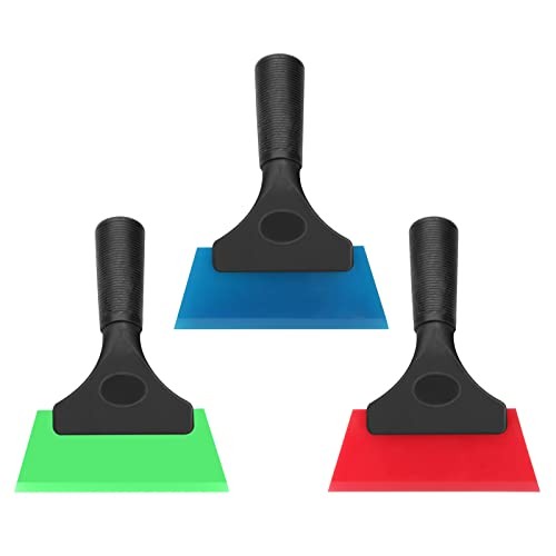 Window Tint Squeegee(3-Pack),Auto Water Blade, Water Wiper,WRubber Squeegee 5