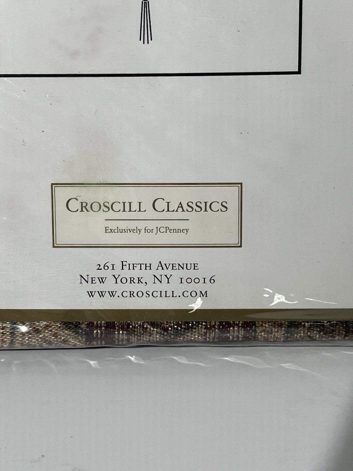 Croscill Classics Ascot Valance TANGIER 40×27 Vintage Antique NEW
