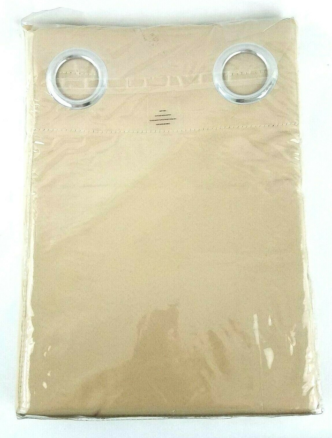 CLB 100% Blackout Darkening Curtains 2 Panels 38×63 Thermal Insulated Khaki NEW