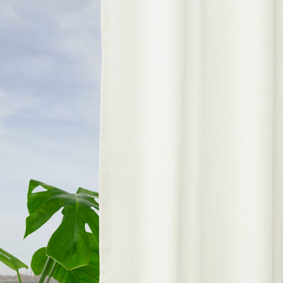 Ikea SANELA Curtains,1 pair,off-white/with heading tape, 55×84″ NEW- 705.919.90