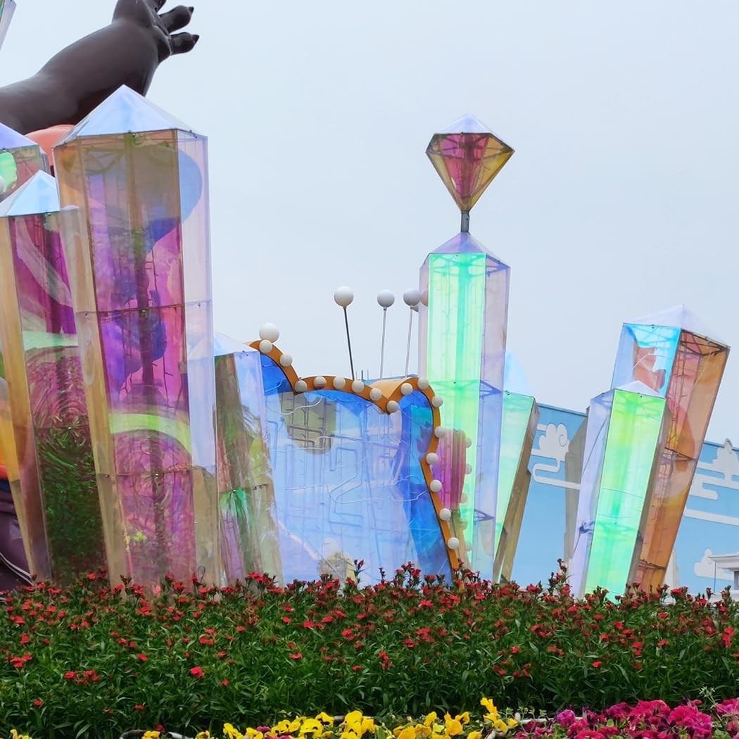 Iridescent Window Film, Holographic Window Tint Decorative Dichroic Film Colored