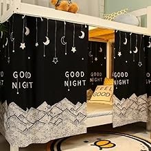 2 Pieces Upper/Bottom Bunk Bed Curtains Dorm Home Blackout Bed Cloth Curtain