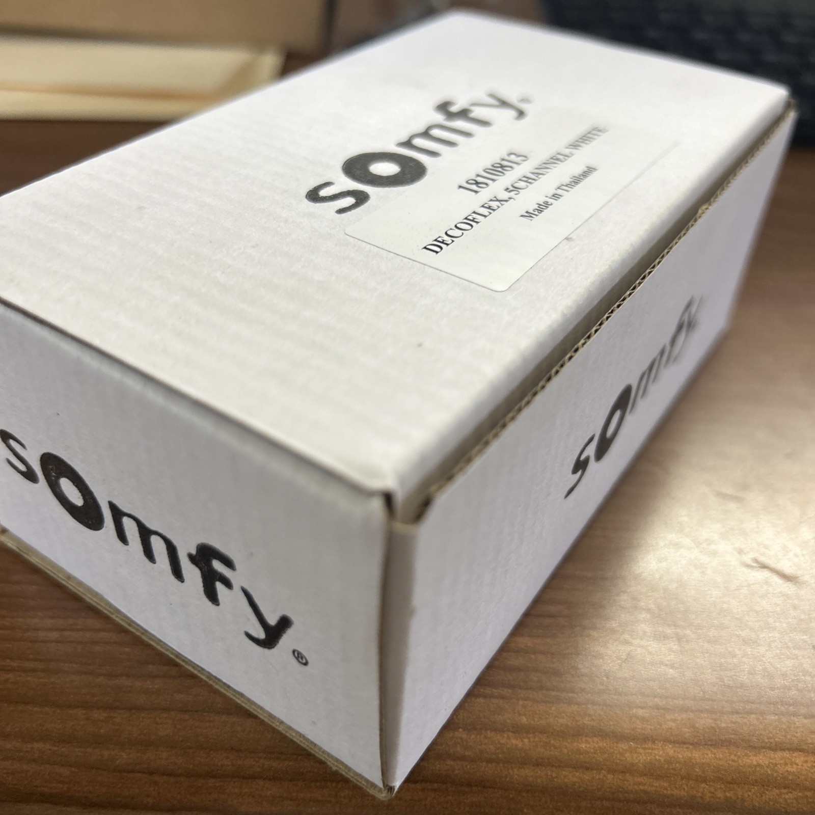 Somfy DecoFlex 5 Channel White Wall Switch Shade Control 1810813