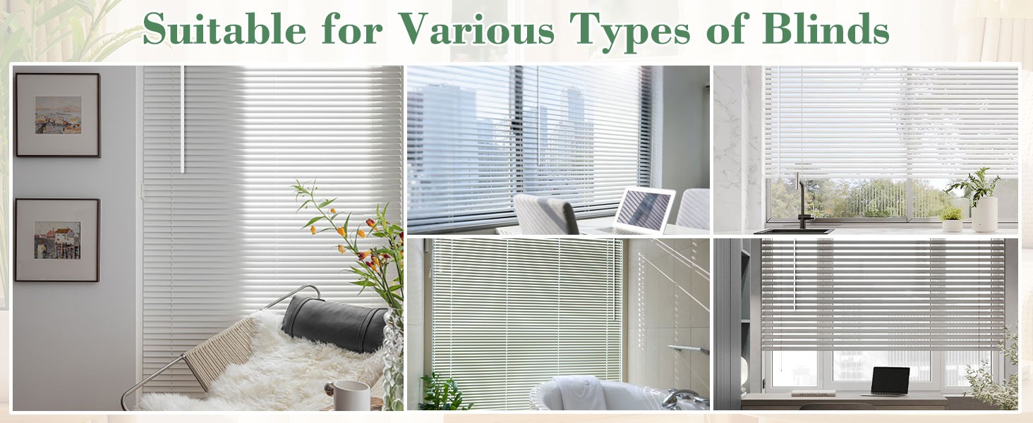 Blind Wand Replacement with Hooks – 1 Set 46in Long Vertical Blinds Stick Pull
