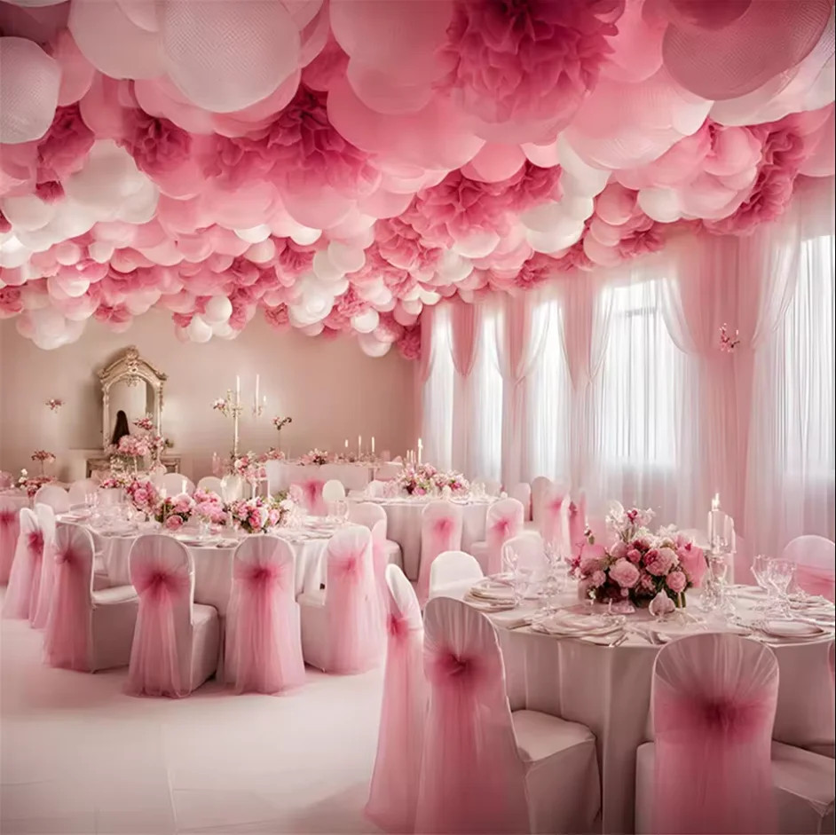 1/2/3/5/10M Wedding Tulle Backdrop Curtains,Sheer Backdrop Curtains for Birthday