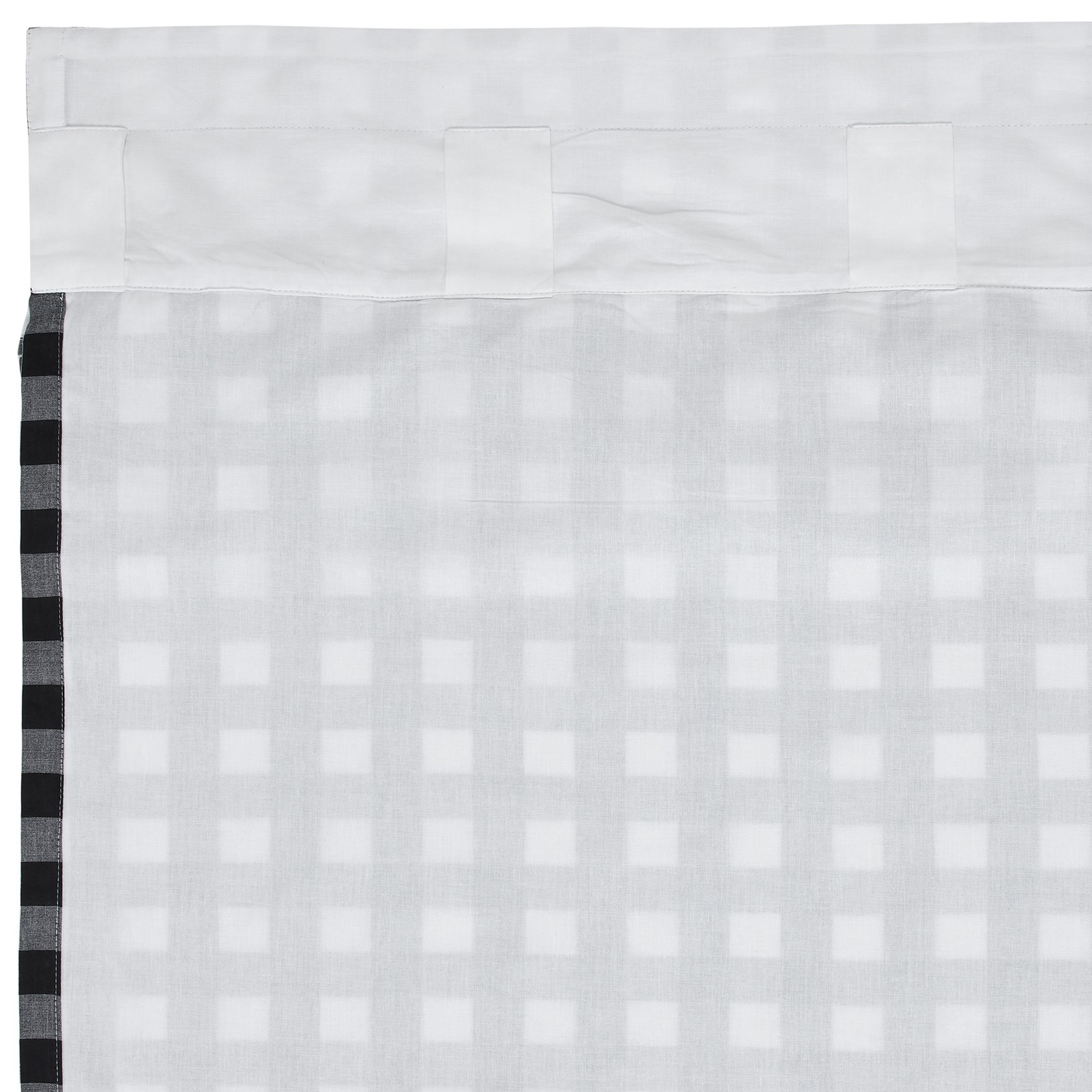 Panels Annie Buffalo Black Check Ruffled Farmhouse 96×50 Set of 2 VHC Brands