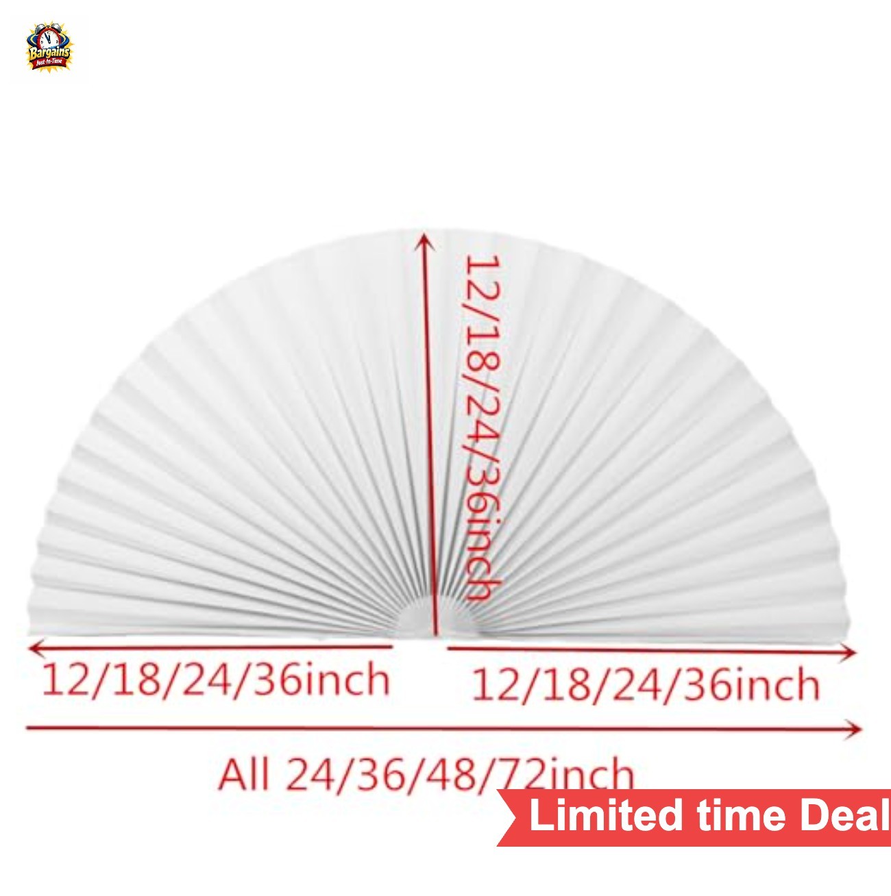 Arch Window Pleated Blinds Half Circle Non-Woven Cordless Self Adhesive Shade
