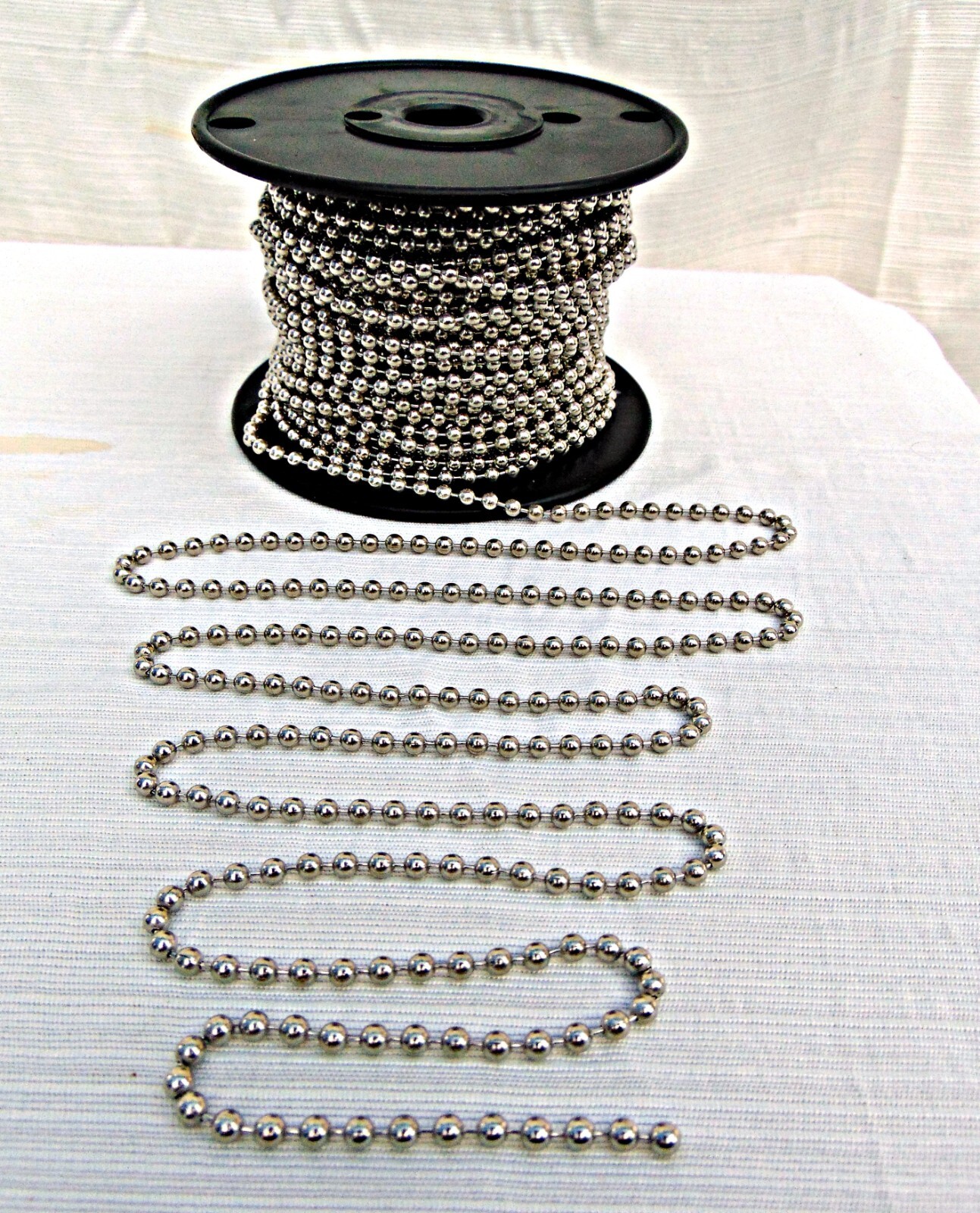 Roller Shade replacement chain 4.5mm Stainless Steel Ball Bead #10 + connectors