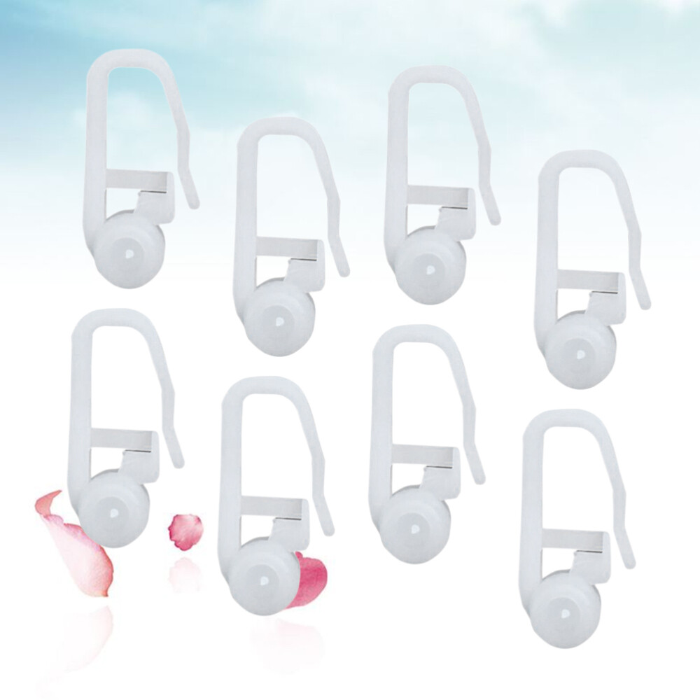 100PCS Curtain Hanging Track Hook Curtain Roller Blind Sliding Curtain Hook